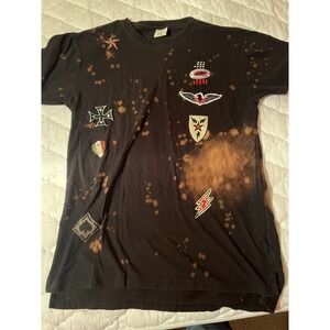 BLEECKER & MERCER Splatter Printed Graffiti Art Tee XL